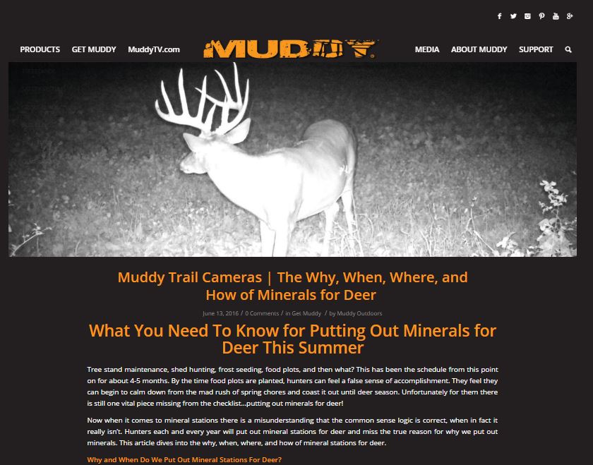 Muddy Outdoors Camera Arms for Filming Hunts