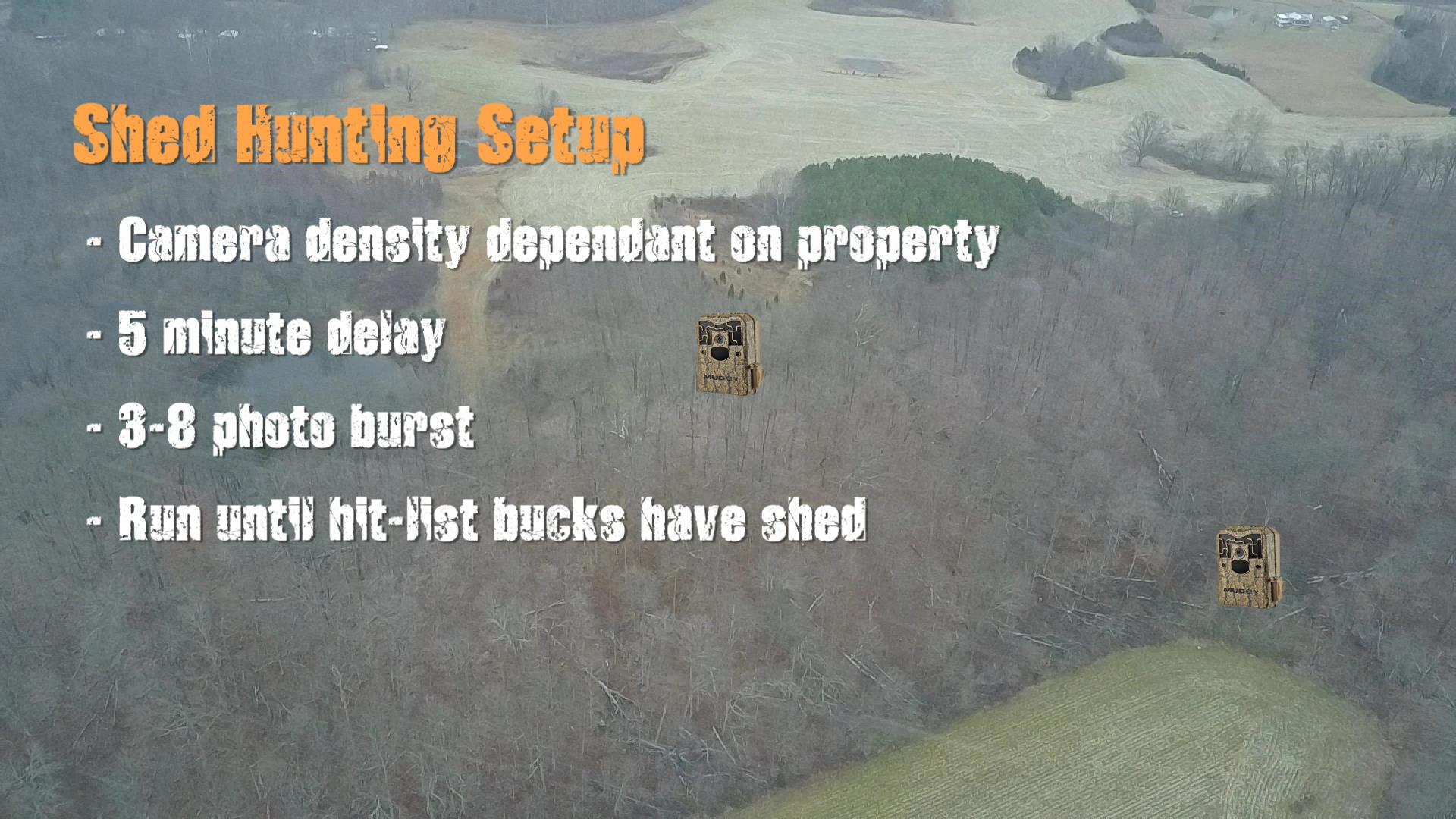 Using Trail Cameras to Figure Out When to Start Shed Hunting Muddy