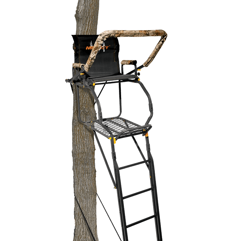 Outdoor Ladder Tree Stand Hog Deer Oversized Hunting Supplies Treestands Gun Bow 