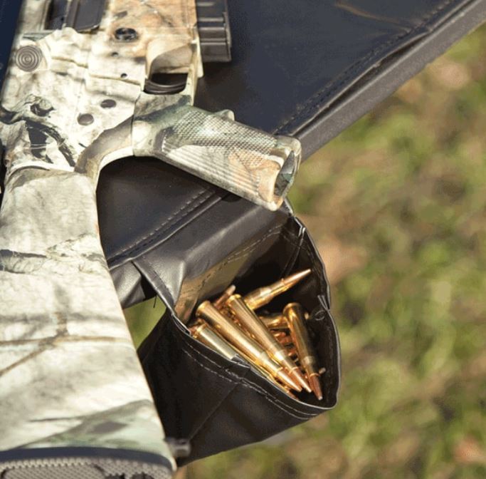 Black Muddy Outdoors Xtreme Swivel Shooting Hunting Steel Benchrest w/ Gunrest 