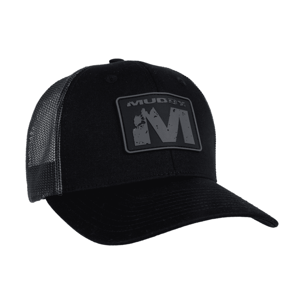 Muddy - Logo PVC Patch Meshback Cap - Black | Muddy Outdoors