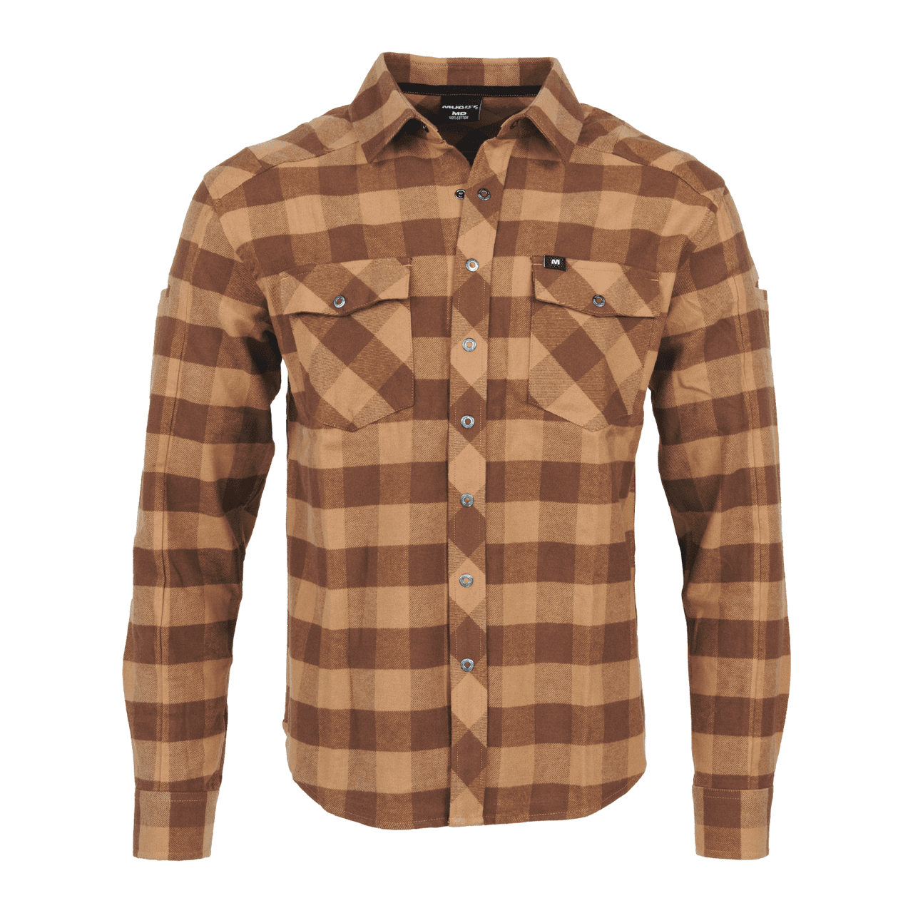 Muddy - Woodsman Heavyweight Flannel - Coyote/Chocolate | Muddy