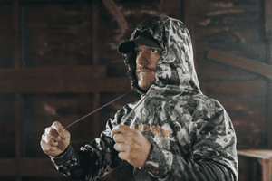 Adjustable drawstring hood