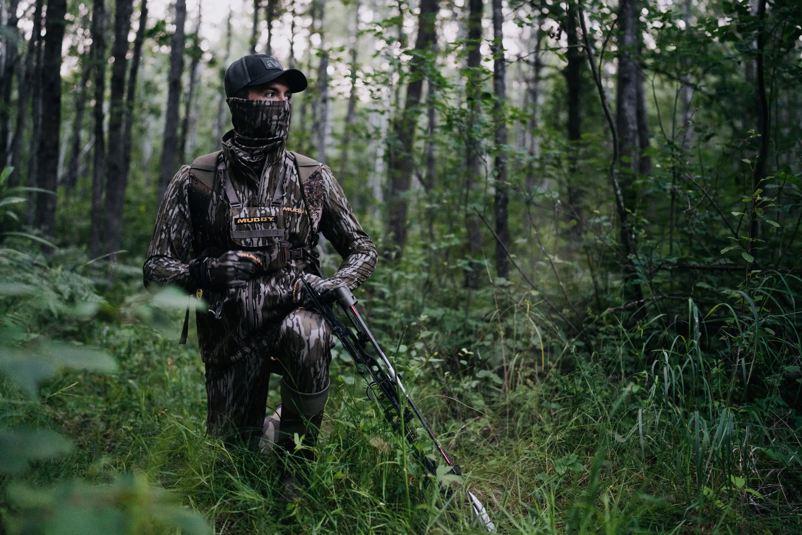Hunter wearing TRX apparel in the field